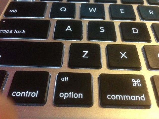 command key mac for photo slideshow